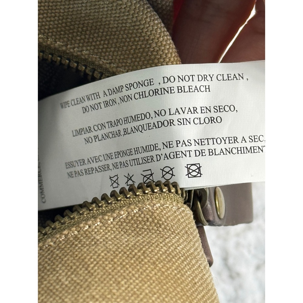 Genuine PX Los Angeles Khaki Canvas Duffle Bag Weekender PX4655BG NEW - Picture 10 of 10